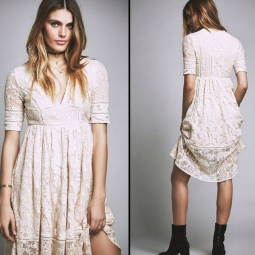 Free People Laurel Lace dress